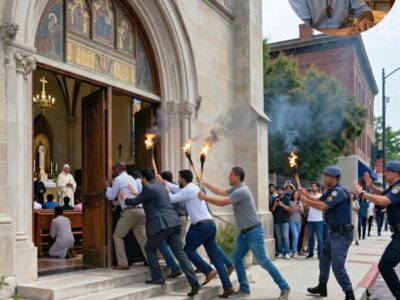 Grupo de Evangélicos Invadiu Igreja Católica pra Queimar Eucaristia, então N.SRA. APARECIDA APARECEU