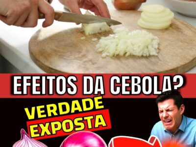 Até mesmo UMA ÚNICA CEBOLA pode desencadear uma reação IRREVERSÍVEL e POTENTE no seu corpo!
