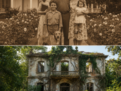 FAMÍLIA DESAPARECEU EM 1960 — 64 ANOS DEPOIS, SUA MANSÃO FOI ENCONTRADA ABANDONADA E TOMADA PELO MATO, E DENTRO DA CASA DESERTA JAZIA UM MISTÉRIO HORRIPILANTE