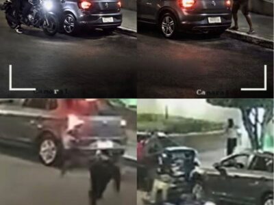 “VOCÊ SE ATREVE A TOCAR NA MINHA ESPOSA? VOCÊ VAI SE VER COMIGO!”: Policial militar interrompe assalto violento e inicia perseguição.