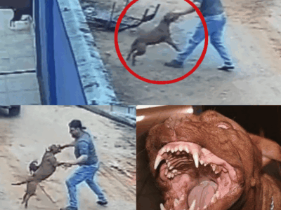 O Vídeo Detalha O Ataque Violento De Um Pitbull A Um Portão Aberto, Causando Pânico E Uma Briga Violenta Na Rua