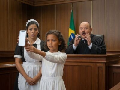 QUANDO A FILHA DO MILIONÁRIO PEGOU O CELULAR, O JUIZ FICOU PÁLIDO